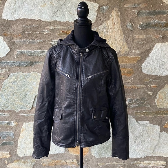 We The Free Jackets & Blazers - We The Free Vegan Leather Jacket